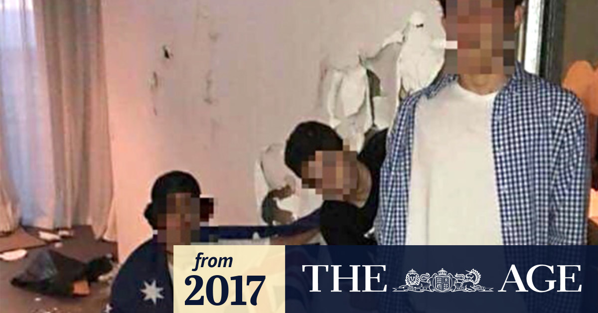 Video Gold Coast schoolies trash hotel room just hours before checkout